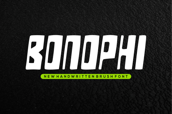 Bonophi: A Bold Display Font for Modern Design