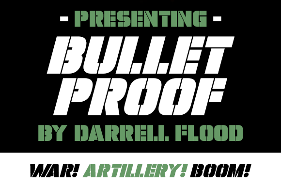 Bulletproof: The Ultimate Stencil Font for Bold Designs