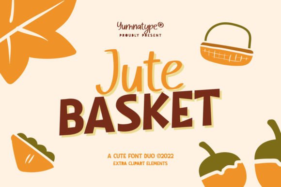 Elevating Design with the Sophisticated Jute Basket Font