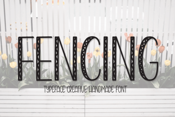 Fencing: The Sweet and Friendly Display Font for Creative Projects