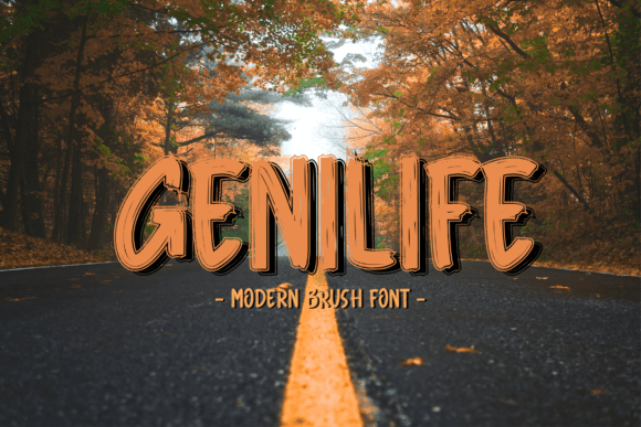Genilife: The Modern Handwritten Font for Trendy Designs