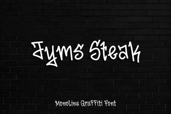 Jyms Steak: Bold Display Font for Headlines