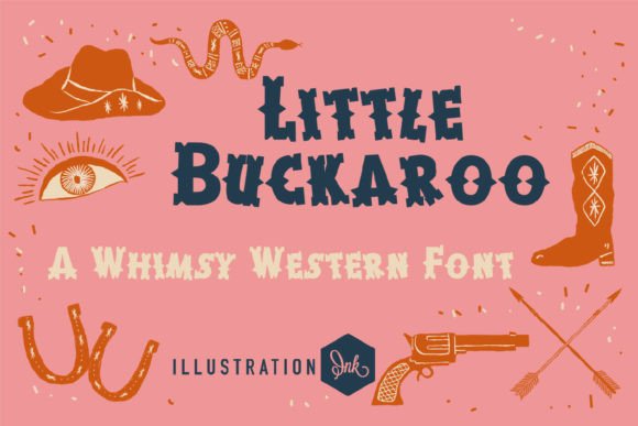 Little Buckaroo: A Bold Display Font for Modern Design