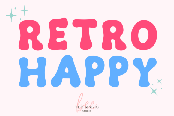 Retro Happy: The Groovy Display Font for Creative Projects