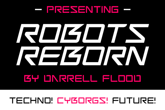 Robots Reborn: A Slick Sci-Fi Font for High-Tech Design