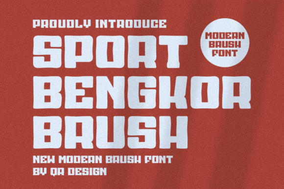 Sport Bengkor Brush: Bold Typography for Authentic Brands