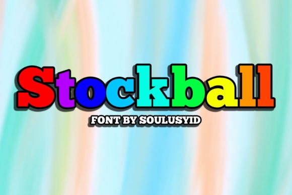 Stockball: The Geometric Display Font for Bold, Modern Branding